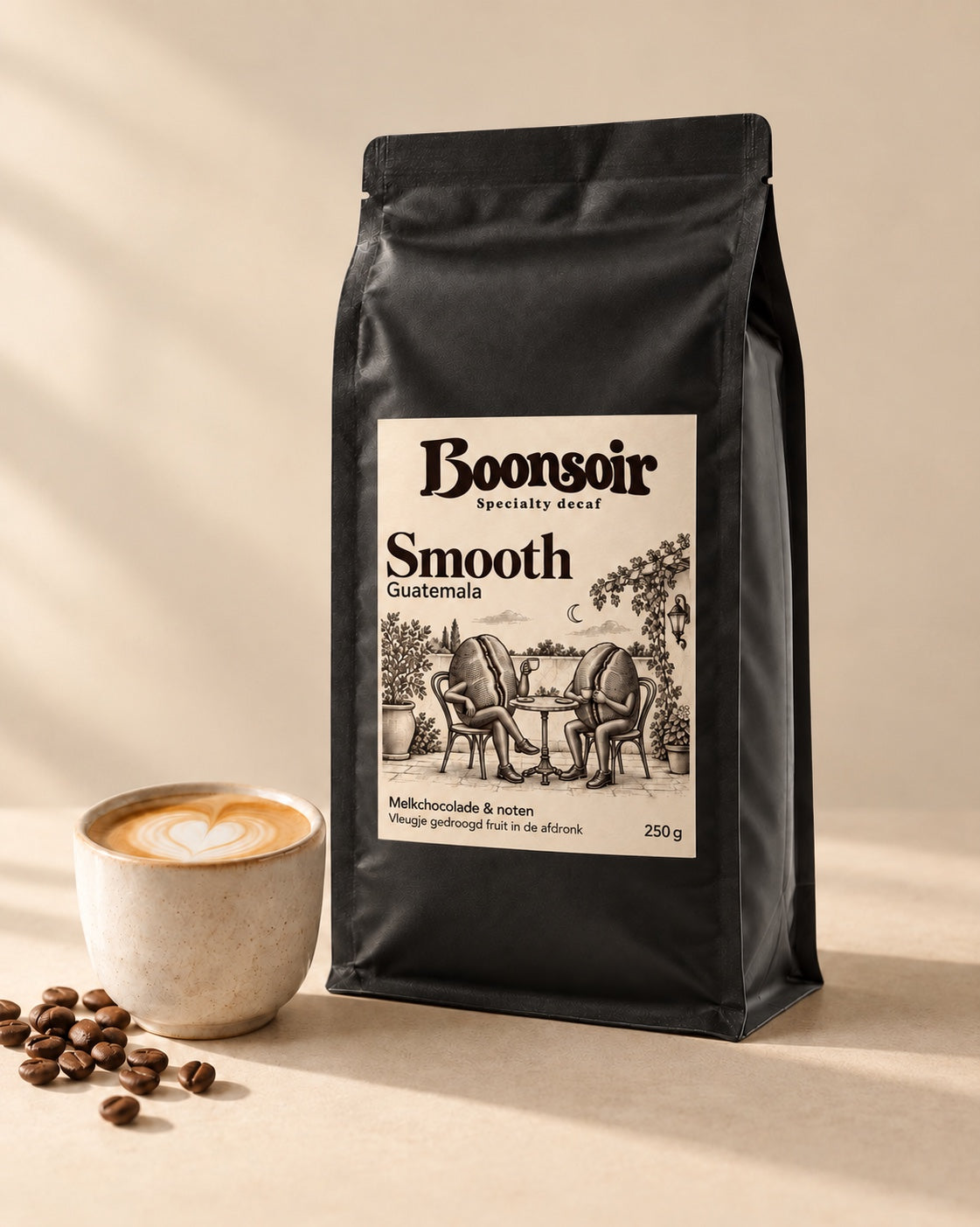 Smooth, visualisatie van de zak van 250 g